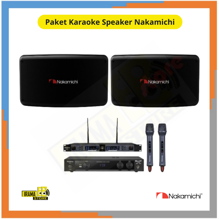 Paket Karaoke Speaker Nakamichi F1 - Murah